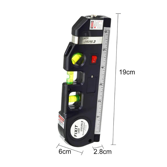 Imported 5 in 1 Multi Purpose Laser Level Pro 3 Laser Leveler Scale Power Tool