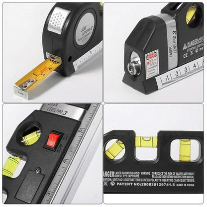 Imported 5 in 1 Multi Purpose Laser Level Pro 3 Laser Leveler Scale Power Tool