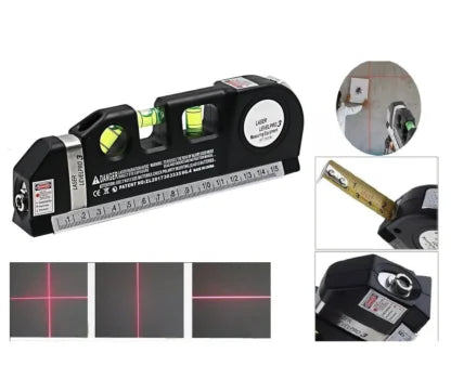 Imported 5 in 1 Multi Purpose Laser Level Pro 3 Laser Leveler Scale Power Tool