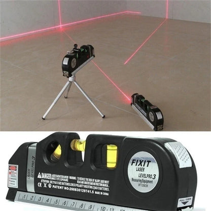 Imported 5 in 1 Multi Purpose Laser Level Pro 3 Laser Leveler Scale Power Tool